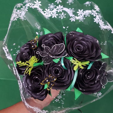 FLORES ETERNAS DE SATIN. ROSAS. RAMOS - 9/10