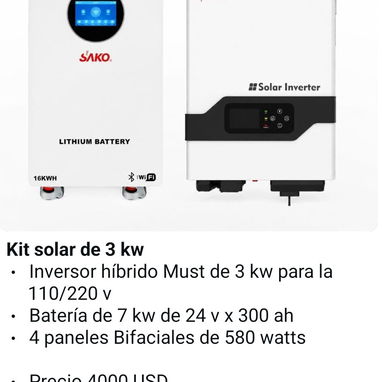 Kist solares Precio y detalles en cada foto transporte y montaje incluido - Img 124368241