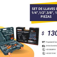 Set de llaves ( herramientas, 121 piezas) de 1/4, 1/2 y 3/8 - Img 53465646