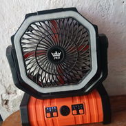 VENTILADOR F16 RECARGABLE CON LUZ INCLUIDA - Img 55391166