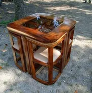 Juego de comedor cuadrado - Img 49071053