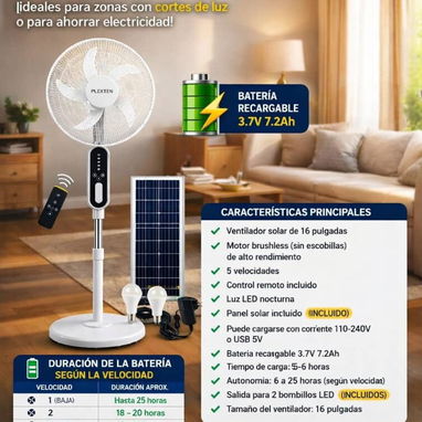 Ventiladores recargables - Img 124612775