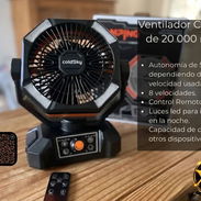 🚨 ¡ADIÓS A LAS NOCHES DE CALOR Y APAGÓN! ⚡ VENTILADOR COLDSKY RECARGABLE 20,000mAh 🔥 NUEVOS EN CAJA - Img 57606673