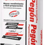 Cemento Cola Porcelánico Gris Pegón De 25Kg - Img 57189472