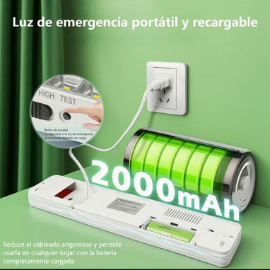 Lámpara LED Recargable de Emergencia - Img 118033616
