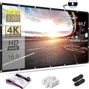 🎬Pantalla plegable para proyector 120"- para transformar cualquier espacio en una auténtica sala de cine🎬🍿 - Img 57753043