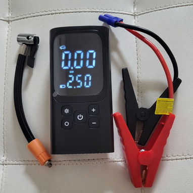 Arrancador e inflador, cargador de baterias,portátil,recargable,para coche ligero y camión. Inflador,compresor - 2/5