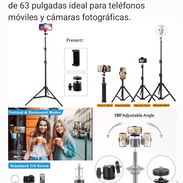 Tripode de 63 pulgadas para teléfono y cámaras - Img 56501818