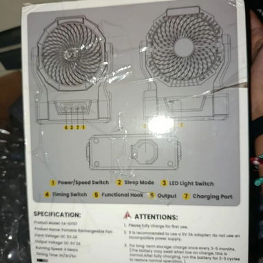 Ventilador Recargable - 2/2