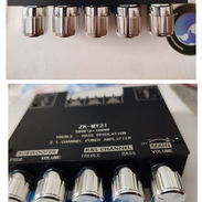 Amplificador ZK- MT21, Bluetooth, canales 2.1, 50 + 50 W+ adaptador transformador 12 V, 4A - Img 54410210