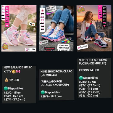 Tenis de niñas - 5/9