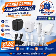 ⚡ CARGADORES USB-C Y CABLES TIPO C / LIGHTNING | DESDE $1.62 | MIXOFERTAS CUBA - Img 56643225