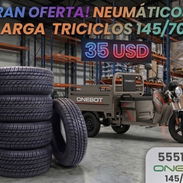 📢 GOMA DE ONEBOT 145/70-12 🛺 Especiales para triciclos de carga. 💵 Precio: 35 USD 📞 Contacto: 55515420 ⚡ ¡Resistente - Img 56922072