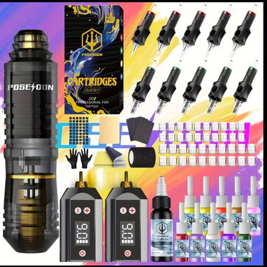 🔥 Kit de Tatuaje Profesional Poseidón 🔥 - Img 121602663