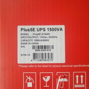 SE VENDE BACKUP MARCA APLUS 1500VA 900 WATTS 110V NUEVO EN SU CAJA CON 2 BATERÍAS DE 12V 9AH - Img 56662414