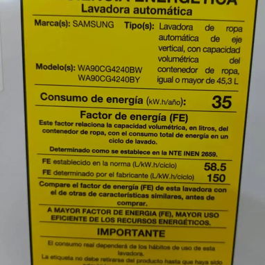 LAVADORA AUTOMATICA / SAMSUNG INVERTER / POTENTE / NUEVA / ORIGINAL / - Img 112528146
