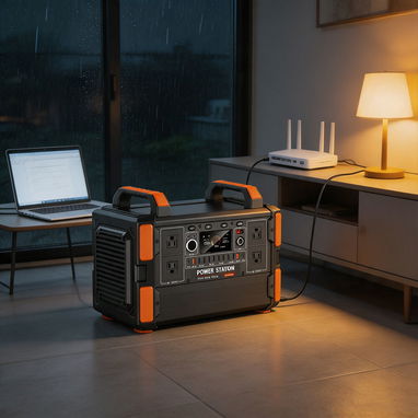 Solar Generator 200W-2500W 300W Fast Charging UPS with Pure Sine Wave Supports LiFePO4 Battery Home Emergency Outdoor Ca - 4/6