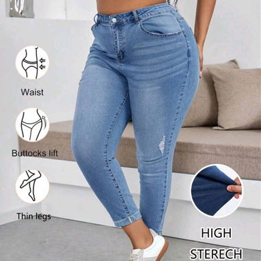 Pantalon de vestir de mujer ,conjuntos ,pantalón de mezclilla (todo talla grande XL) - Img 125157294