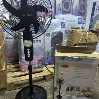 Ventilador Recargable de Pedestal Milexus Batería Litihum duración 8 horas en 85 USD Transporte incluido - Img 105666283