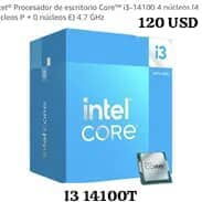 Vendo microprocesador I3 14100T de 14va generación nuevo new - Img 57545958