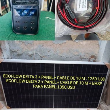 Se venden Ecoflow, panel solar y combos, somos de la Habana. Contactar al WhatsApp 51170866. - Img 122450401