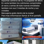 Venta de colchones originales ennailados de fabrica,camas de tubo con sus meditas de noche tambien ennailadas - Img 56284912