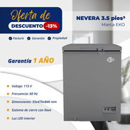 Nevera marca Eko 3.5 pies 🔥1 año de garantía 🔥 - Img 52158717