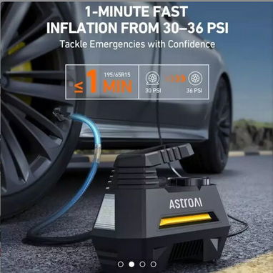 Compresor de aire portátil AstroAI-12V ;Nuevo - Img 83946912