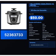 OLLA REINA ANALÓGICA 4L ROYAL . - Img 57513701