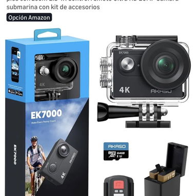 馃毃 Camara de acci贸n AKASO EK7000 en oferta 馃毃 - Img 122001759