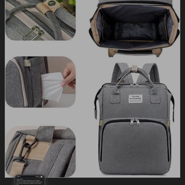 Mochila Pañalera (Cambiador) de bebé - 3/3
