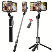SELFIE STICK | TRIPODE CELULAR | TRIPOD PHONE | PALO SELFIE | SOPORTE CELULAR | TRIPODE SMARTPHONE | CONTROL BLUETOOTH | - Img 55795180