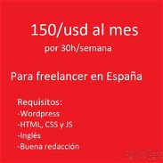 150-200usd/mes -> Programador Web Con Experiencia en Wordpress Para Freelancer en España - Img 45881666
