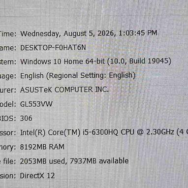 Laptop ASUS Core i5 de uso con Batería - 3/4