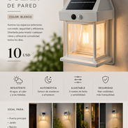 ‼️Lámpara solar de pared‼️ - Img 55604598