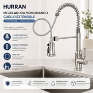 ✨ MEZCLADORA MONOMANDO HURRAN PARA FREGADERO ✨ 🩷 - Img 56904433