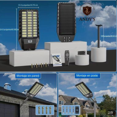 Lámpara Solar de exterior - 2/3