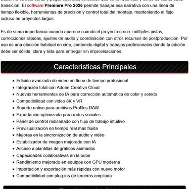 Adobe Premiere Pro 2026 v26.5.0.99 ✔extensiones ✔plugins ✅Windows ✅MacOS - 3/3