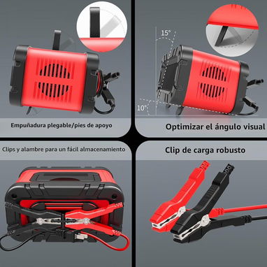 Cargador de baterías E-Fast 12/24V 20/10A - 8/9