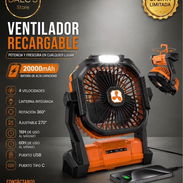 Ventilador recargable de 20 mil mAh - Img 56579368