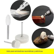 VENDO SETS DE FIELTROS (RUEDAS O MOTAS) DE PULIDO PARA USO EN DREMEL Y OTROS. $1 USD. (+53)52990828. - Img 49067277
