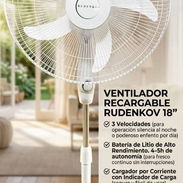 Ventilador Recargable RUDENKOV 18" 💵50 - Img 55874544