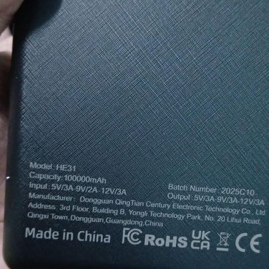 Power Bank HE31 100 000 mAh cod: Alofoke - Img 124754829