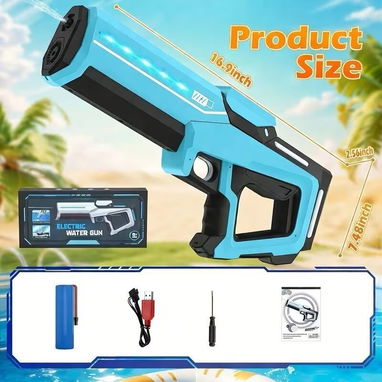 ☎️53544655 🛵 Entrega Disponible ⭐Pistola de Agua Eléctrica con Absorción Automática y Largo Alcance ⭐ - Img 124424986
