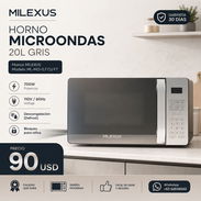 ML-MO-0.7 CU FT. HORNO MICROONDAS MILEXUS 20L GRIS - Img 56158750