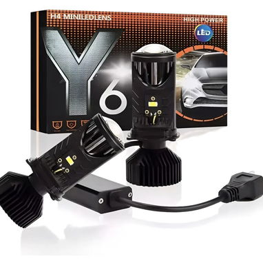 Bombillos led h4 lupa para carro o motos / cargador para carro con 4 puertos - Img 123309921