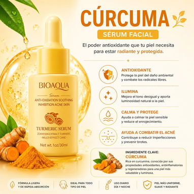 Sérum Faciales Serum Serun Niacinamida Baba de Caracol Cúrcuma Vitamina C Retinol Ácido Hialurónico Cuidado facial Piel - 4/8