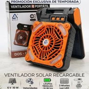Ventiladores recargable con panel solar - Img 55677964