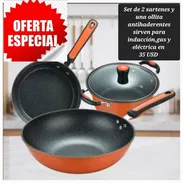 ✨Set de dos sartenes y olla antiadherente ✨ - Img 55486338
