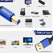Cable USB 3.0 tipo A a tipo B, 1 metro de largo. - Img 58038873